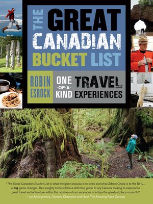 cover image of The Great Canadian Bucket List